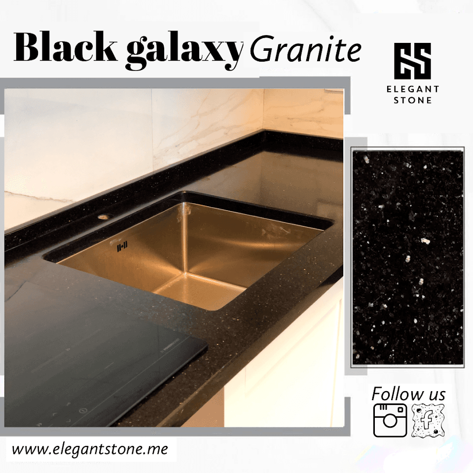 Black galaxy - Granite - kuhinj